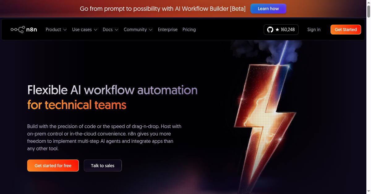 Flexible AI workflow automation for technical teams