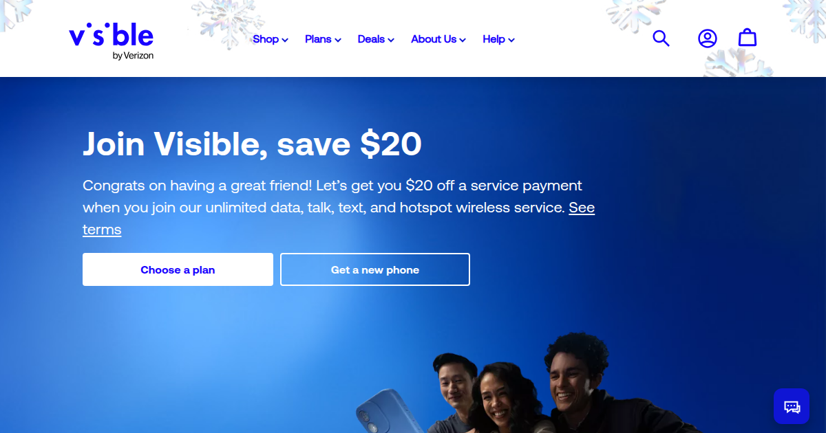 Join Visible, save $20